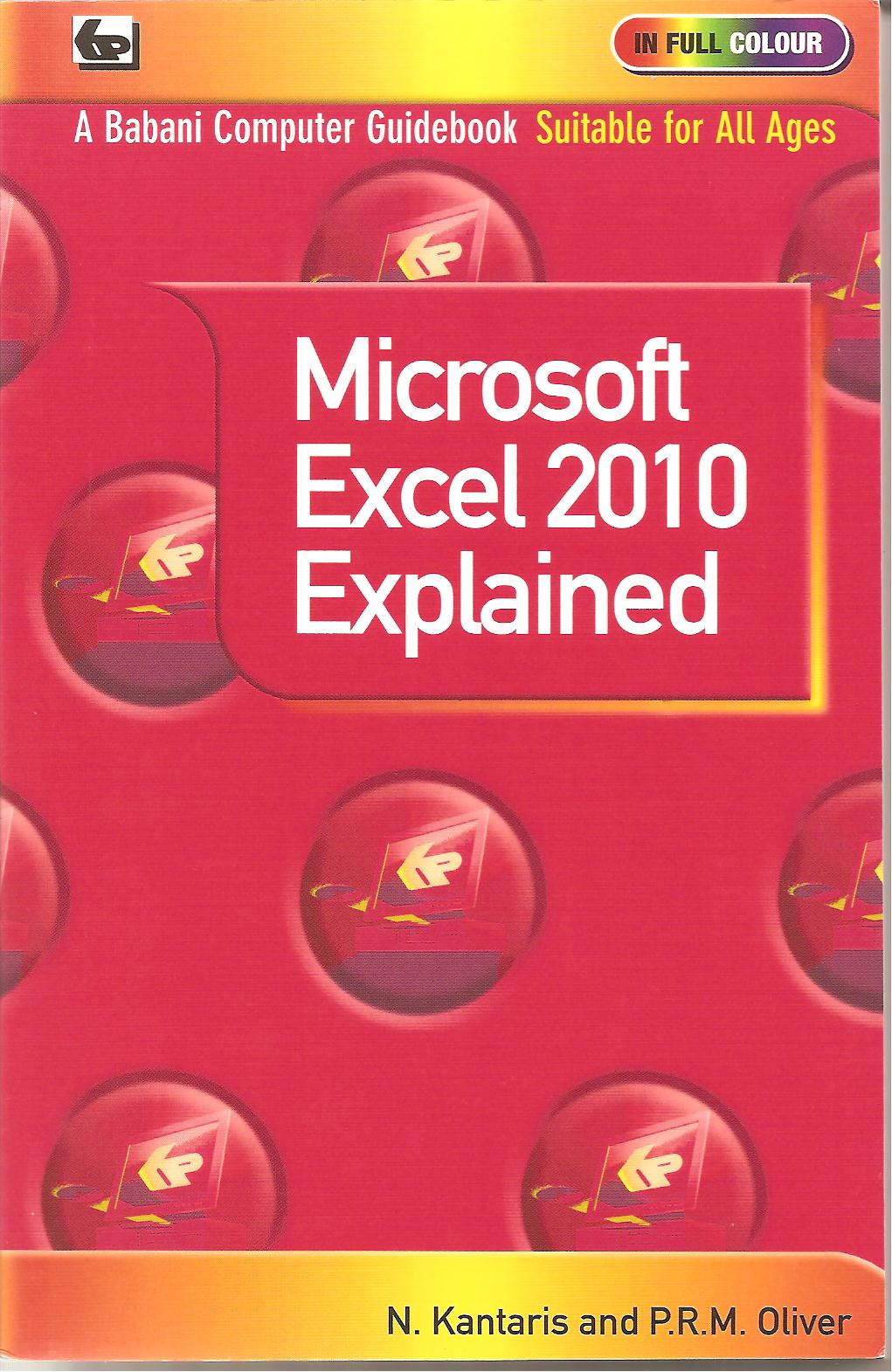 Microsoft Excel 2010 book front